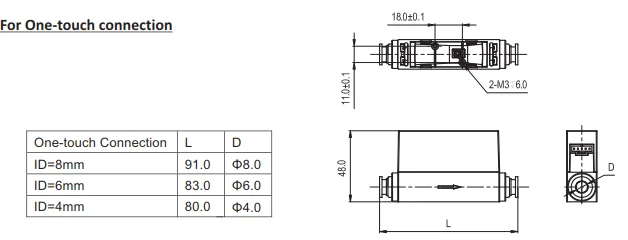 Nitrogen oxygen mass air flow meter