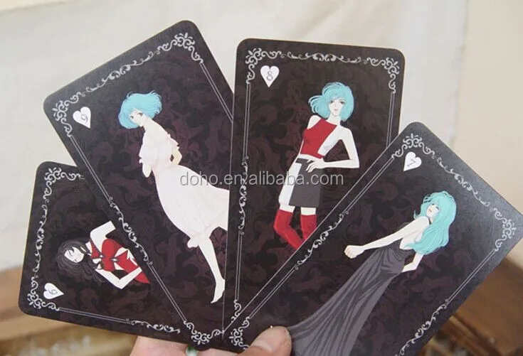 Custom Glossy Lamination Tarot Playing Cards Top Quality Laminated