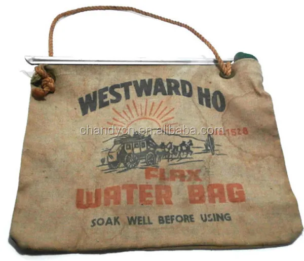 Vintage Flax Canvas Water Bag Buy Canvas Water Bag Vintage Water Bag Water Bag Product On Alibaba Com
