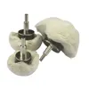 Thick Cotton Treated Spiral Sewn Buffing 6mm Shaft Mounted Cylinder Buffing Wheel Mop
