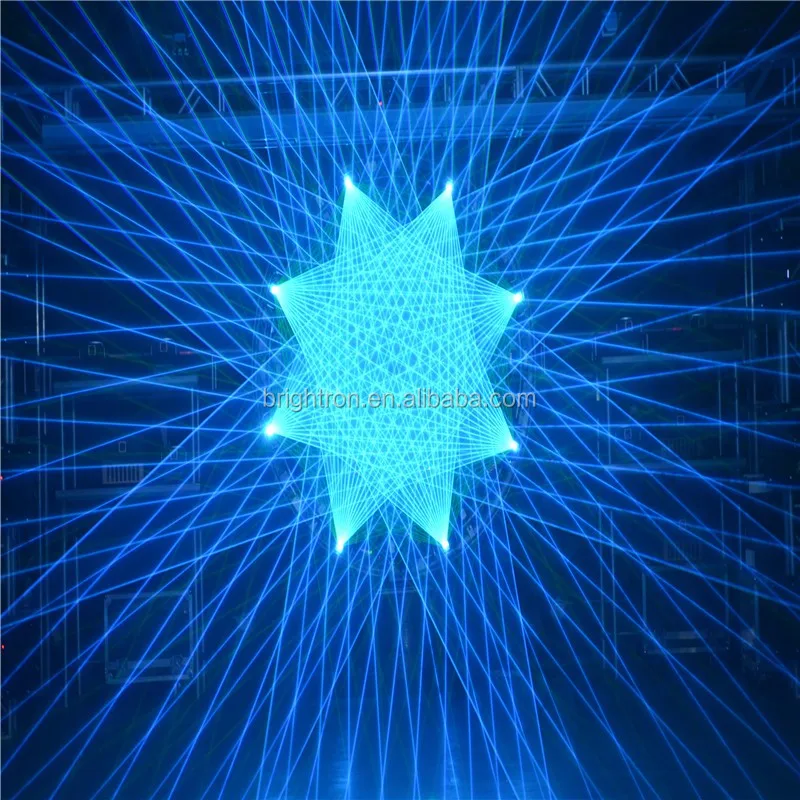 520nm 4w Rgb Lcd Display Laser Light Programmable Laser Lights Show