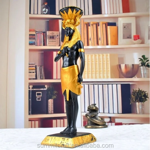 egyptian resin statues