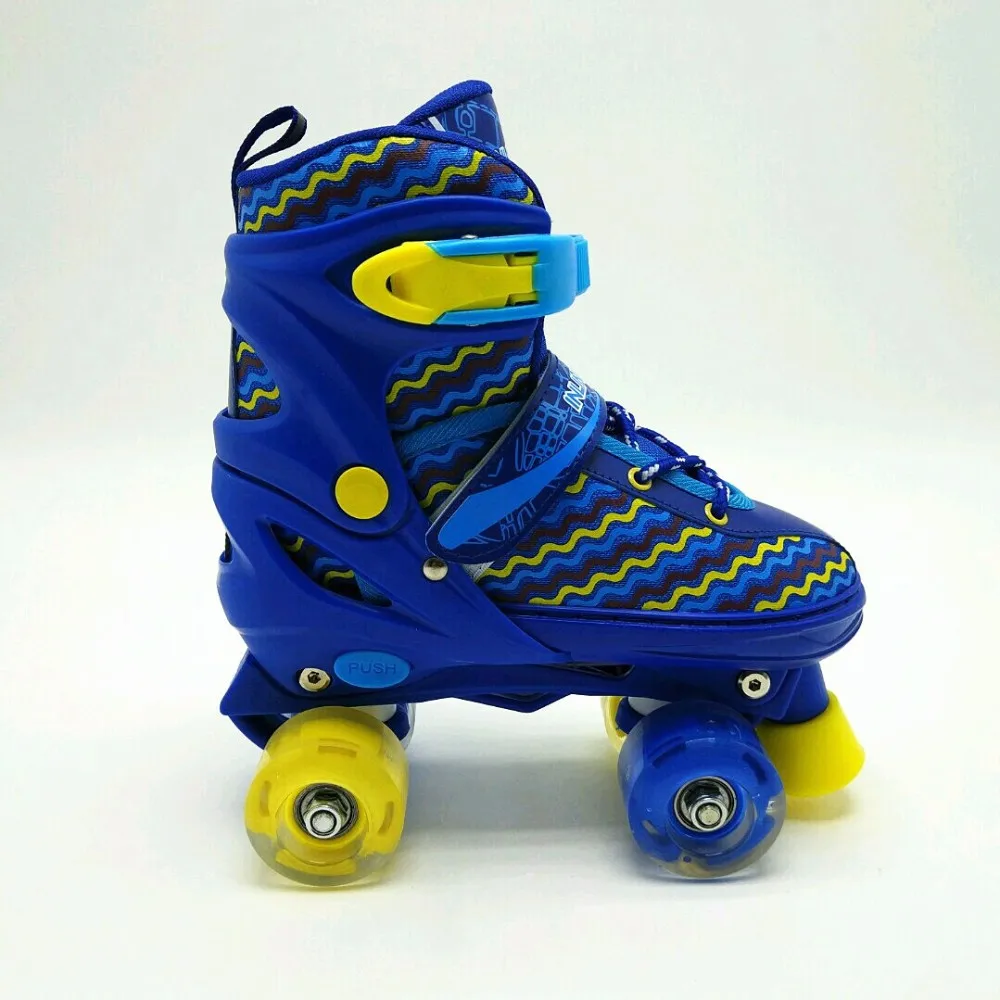 儿童四线溜冰滚轮滑旱鞋四轮中国电动定制滑冰鞋