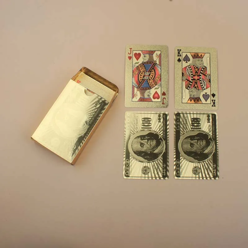 Custom Embossed 24k 999.9 Gold Foil Plated Playing Cards Buy Gold Plated Playing Cards,Gold