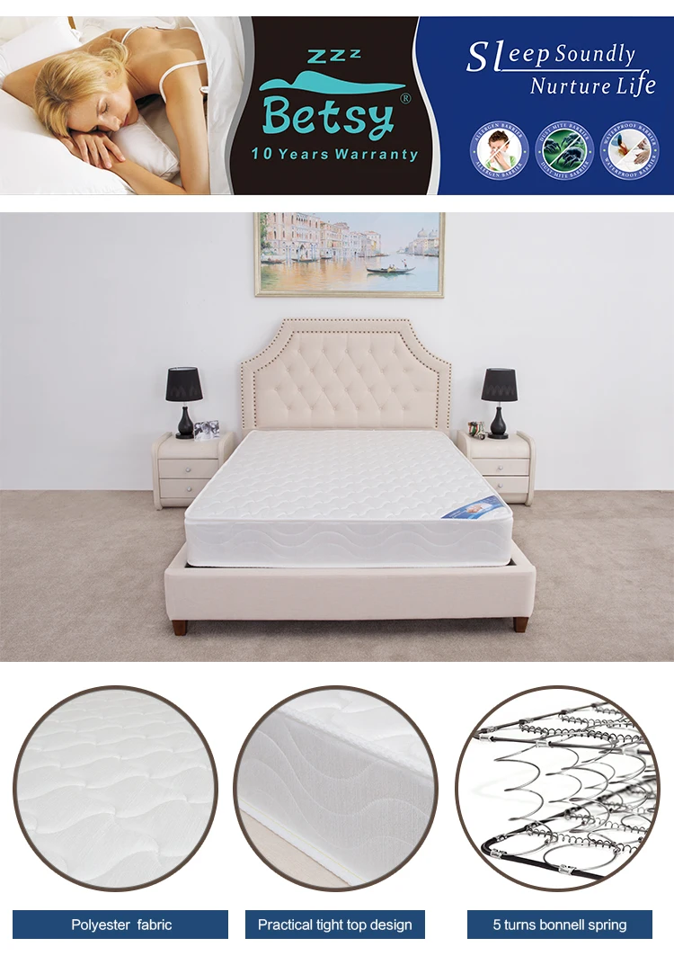 Comfortable Bonnell Spring Bed Mattress With Cfr1633 Fireproof Buy