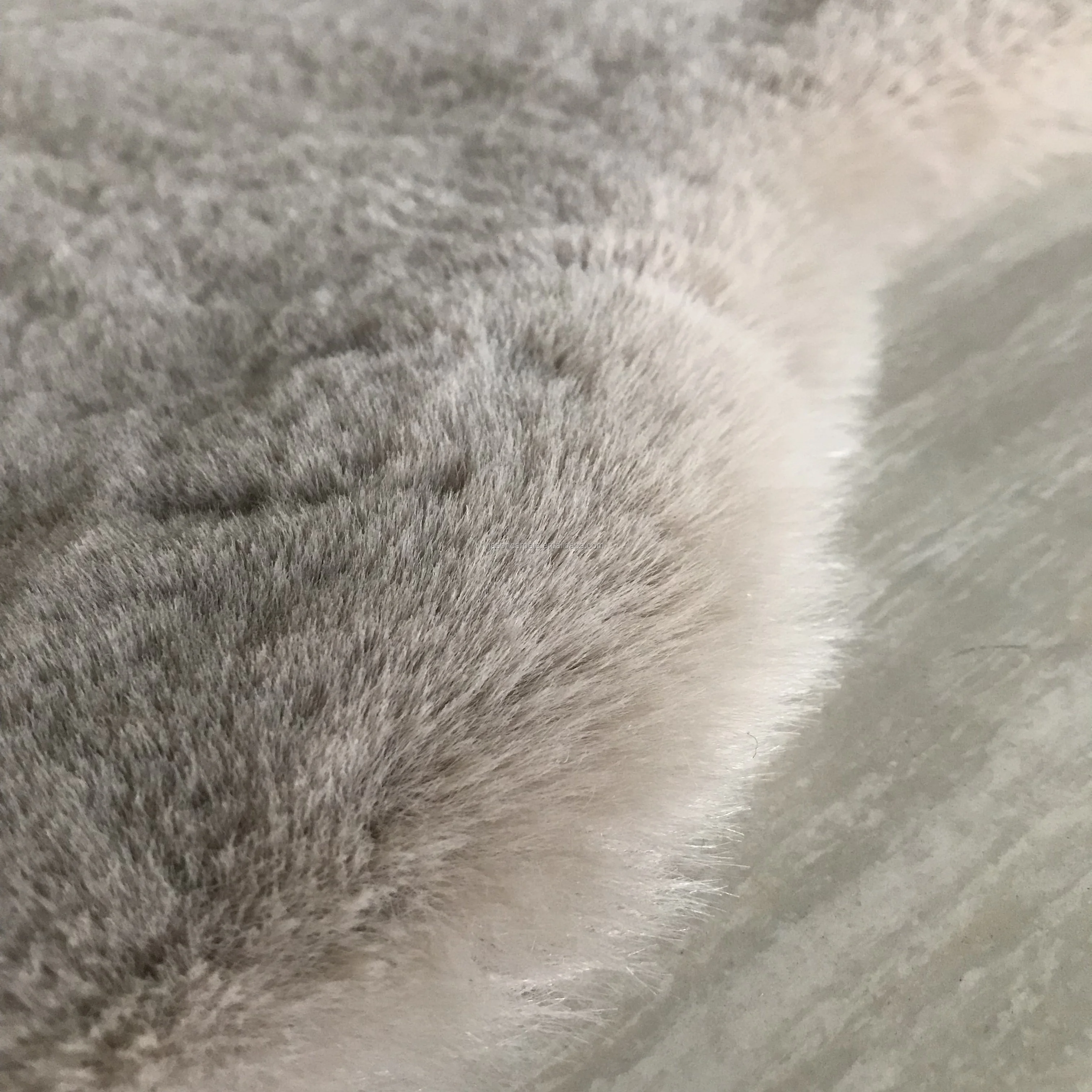 Amazon Hot Selling Polyester Rugs Beige Faux Rabbit Fur Rug Buy Faux