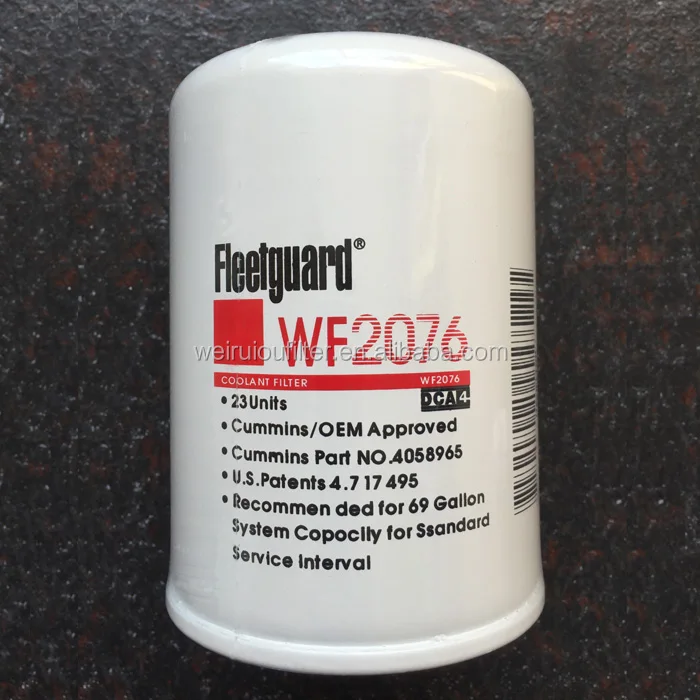 Fleetgaurd Coolant Filter WF2076 