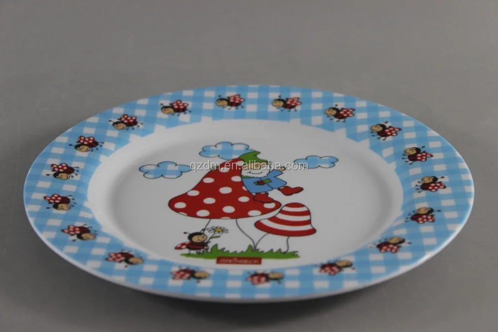 Lovely Design Melamine Dinner Plate For Kids