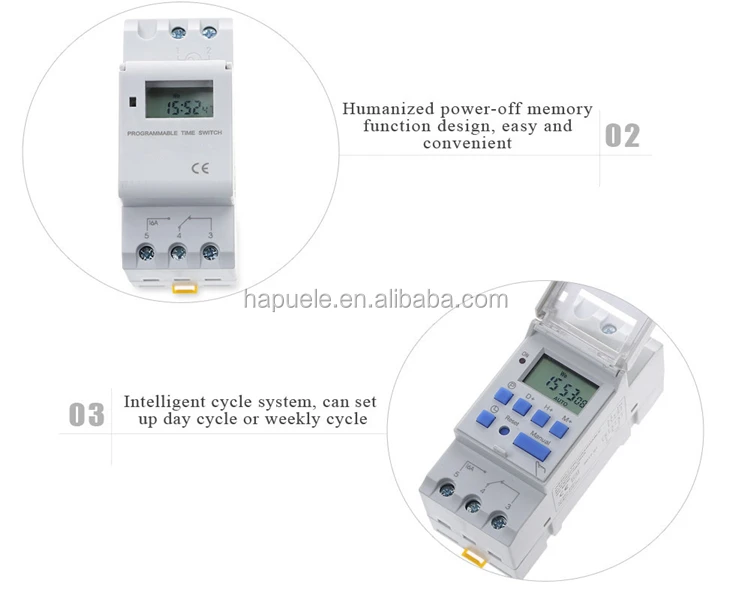 Thc15a 220v Programmable Digital Timer Switch,Oven Timer Switch,Manual
