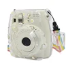 Instant camera Dedicated Small Daisy Crystal Shell Transparent Protect case With Rope for fujifilm instax mini camera