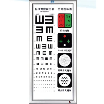 Led Illuminate Eye Testing Vision Chart - Buy Eye Testing Vision Chart ...