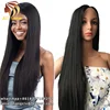 Cheap Full Lace Straight Synthetic Wigs With No Bangs 14 16 18 20 22 24inch Lace Wig Vendors