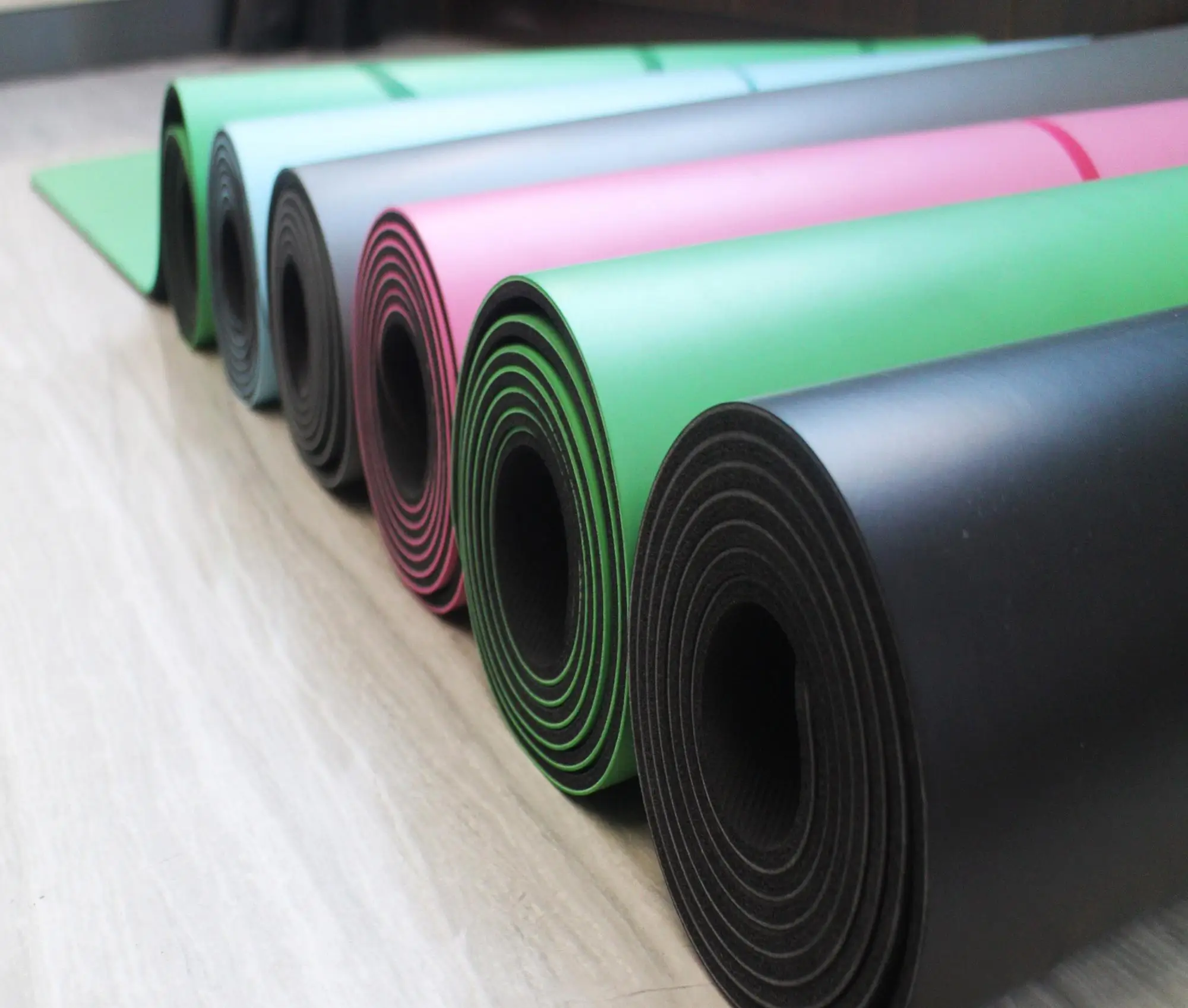 leather exercise mat