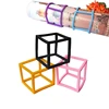 novelty products elastic silicone 3d cube rubber band
