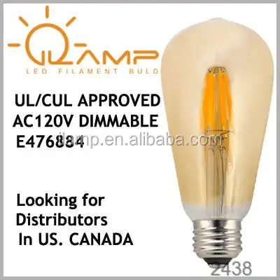 St64 amber 6 w filament led clip biljart verlichting, led-lichtbalk ... St64 amber 6 w filament led clip biljart verlichting, led-lichtbalk ...