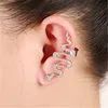 2019 New Arrivals Fashion Punk Snake Clip Earring Exaggerated Vintage Snakes Ear Cuff One Ear Clip On Earrings For Women