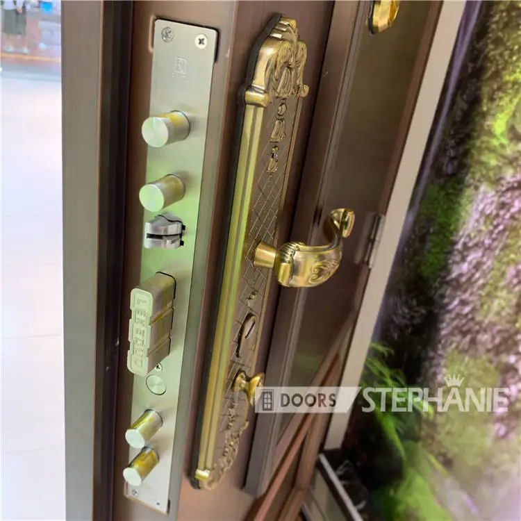 stephanie security door steel iron front main entrance door for villa