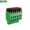 PCB spring screwless pluggable terminal block electrical connectors for Electric Power