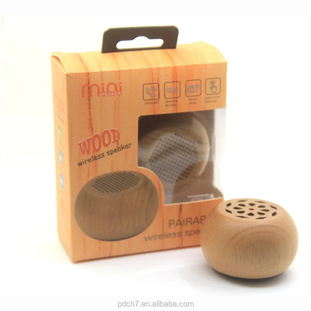 OEM wireless bluetooth wooden speaker smart subwoofer mini portable speakers with TWS funtion - ANKUX.COM