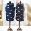 Wholesale Cotton Cold Weather Pet Dog Winter Vest Warm Soft Pet Jackets Dog Vest High Quality Dogie Pattern Cute Teddy Pet Coat