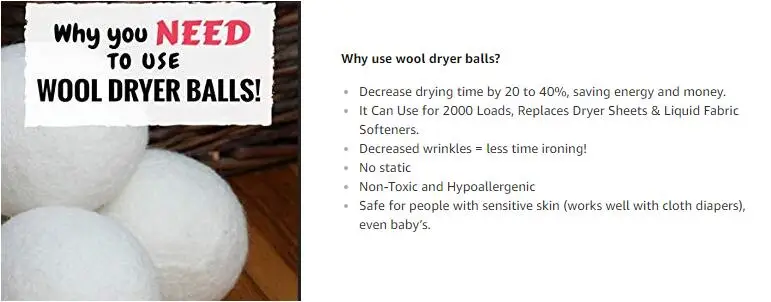 can dryer balls be used in washing machine