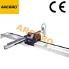 Portable CNC Metal Cutter, support flame and plasma torch, hot sale thick iron board cutter