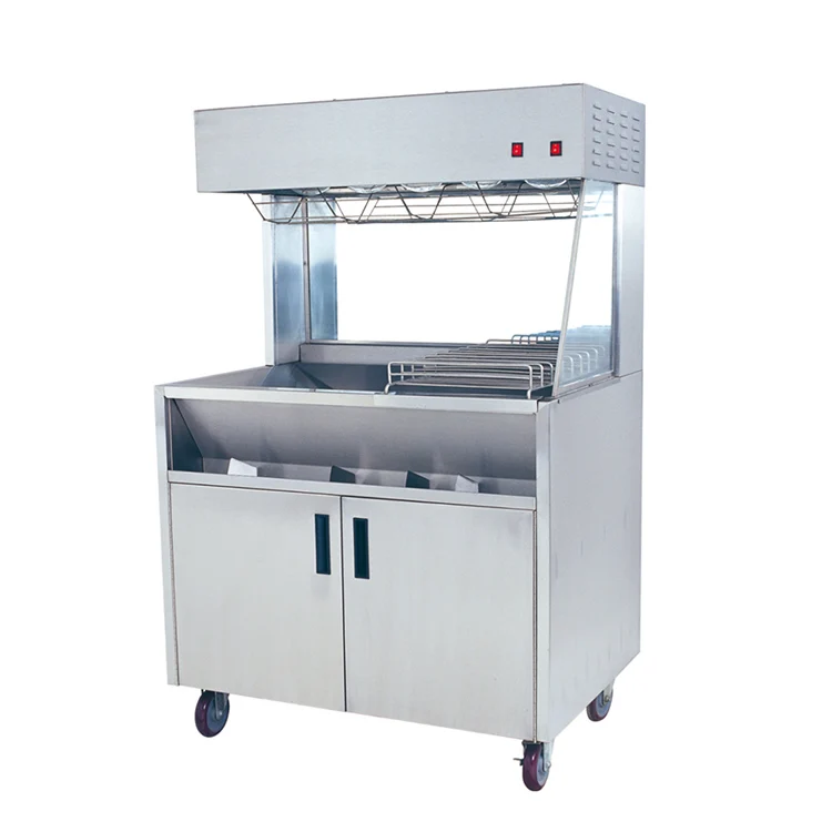 Commercial Stainless Steel Freestanding Chips Warmer Table With Buy Chips Warmer