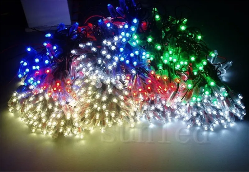 8mm 12mm Addressable Matrix Bullet Pixel Ws2811 RGB LED String Point Light