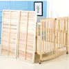 The Newest Type Natural Wooden Twins Baby Crib/Baby Sleigh Bed/Manufacturer Cots