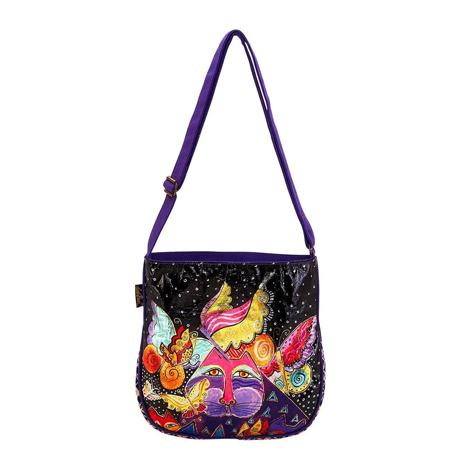 Tory Burch Crossbody Find Deals On Line Get Quotations Laurel Burch Feline Flutterbyes Crossbody Tote