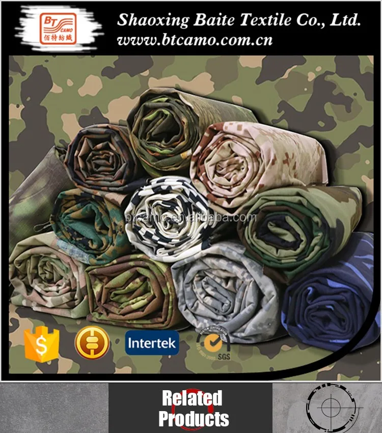 High Quality Multicam T/C Camouflage Military Fabric For Uniform