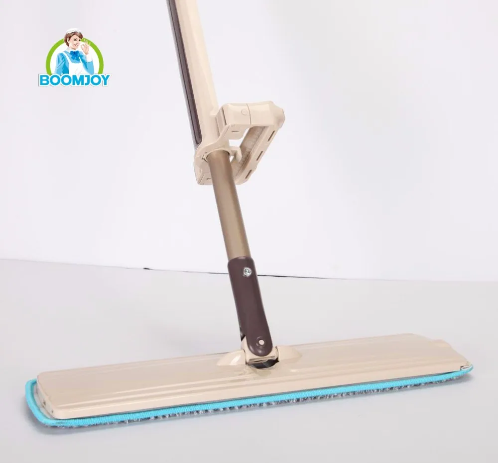 Boomjoy Free Handwashing Flat Floor Cleaner Mop Automatic Squeeze