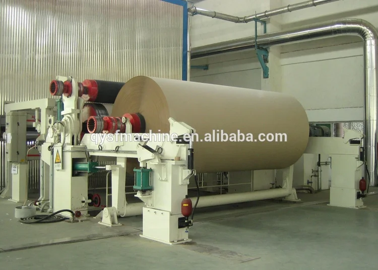 Kraft Production Line Paper Making Equipment Paper Roll Processing