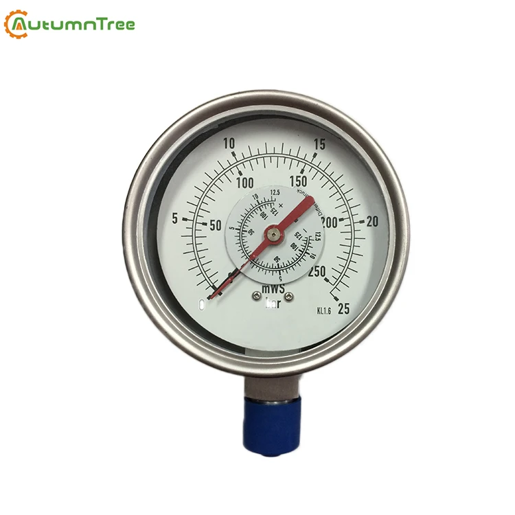 Ss304 Case Bourdon Tube Differential Pressure Gauge Buy Differential