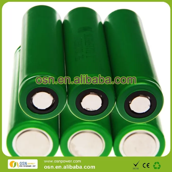 Lithium Ion 3.7v Us18650vt 1100mah 20c Rechargeable Cell Battery - Buy ...