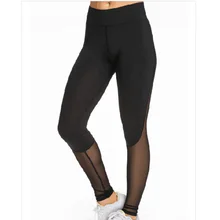 Esporte estilo mulheres leggings black mesh patchwork aptidão mujer deportivas calzas moletom roupas casuais de forma magro das mulheres