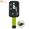 New arrival backlit keypad tactile LED membrane touch switch embed ultrathin LGP soft touch flat keyboard for massage chair