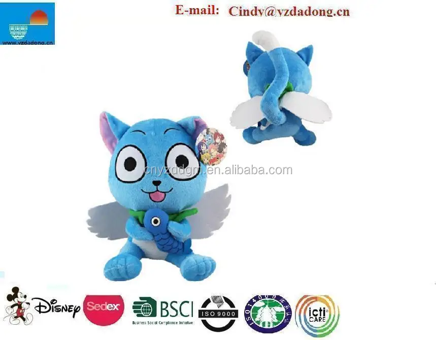 30cm Plush Fairy Tail Happy Soft Plush Toy Doll Gift