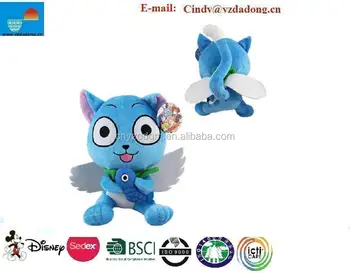 New 30cm Cute Fairy Tail Happy Cat Stuffed Animal Plush Doll Toys Pillow Buy Blue Cat Plush Toyscat Plush Toyplush Toy Cat Dolls Product On
