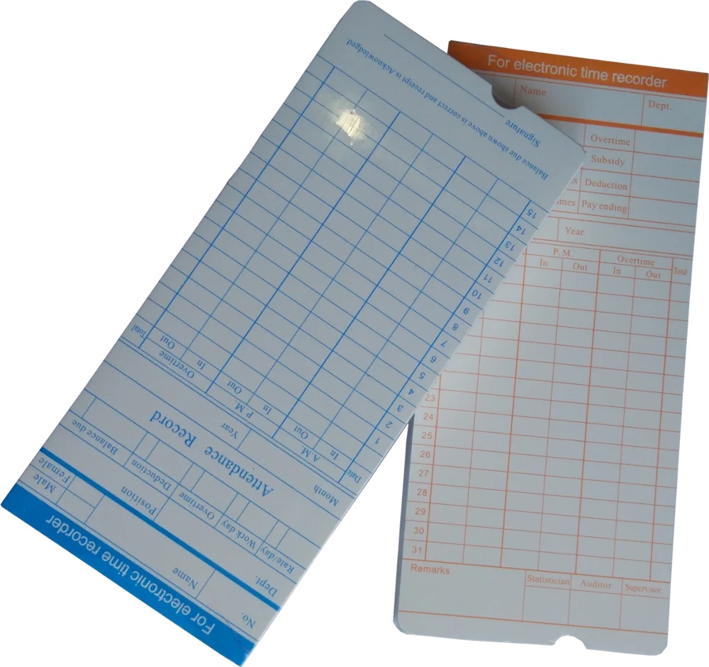 employee punch time card/punch time card supplier, View punch time card