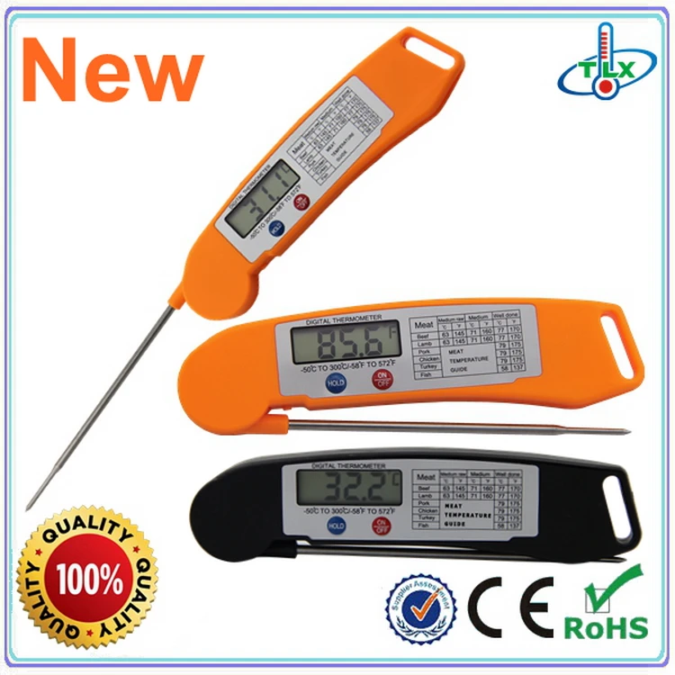 Tl8050 With Wire Outdoor Temperature Probe Digital Lcd Garden Round