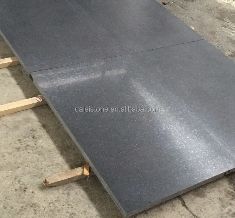 Honed Matt Surface G684 Black Pearl Granite Floor Tiles For Honed Matt Surface G684 Black Pearl