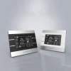 touch screen temperature controller case, large lcd plastic enclosure, wall-mounted plastic shell