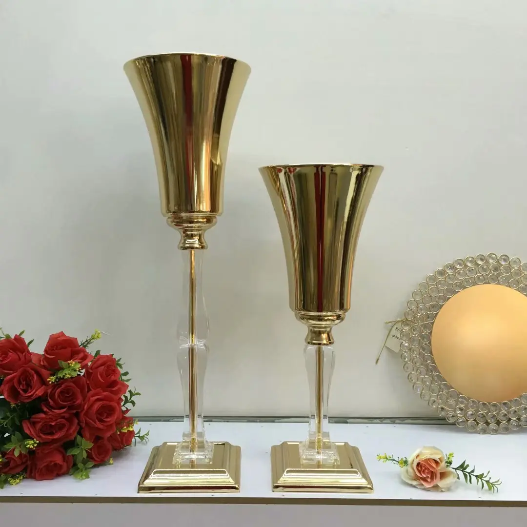 Tall Gold Vases For Wedding Centerpieces Buy Wedding Centerpieces 