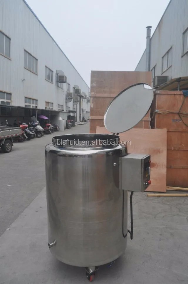 Stainless Steel Milk Can Electric Heating 350l Double Jacket Milk