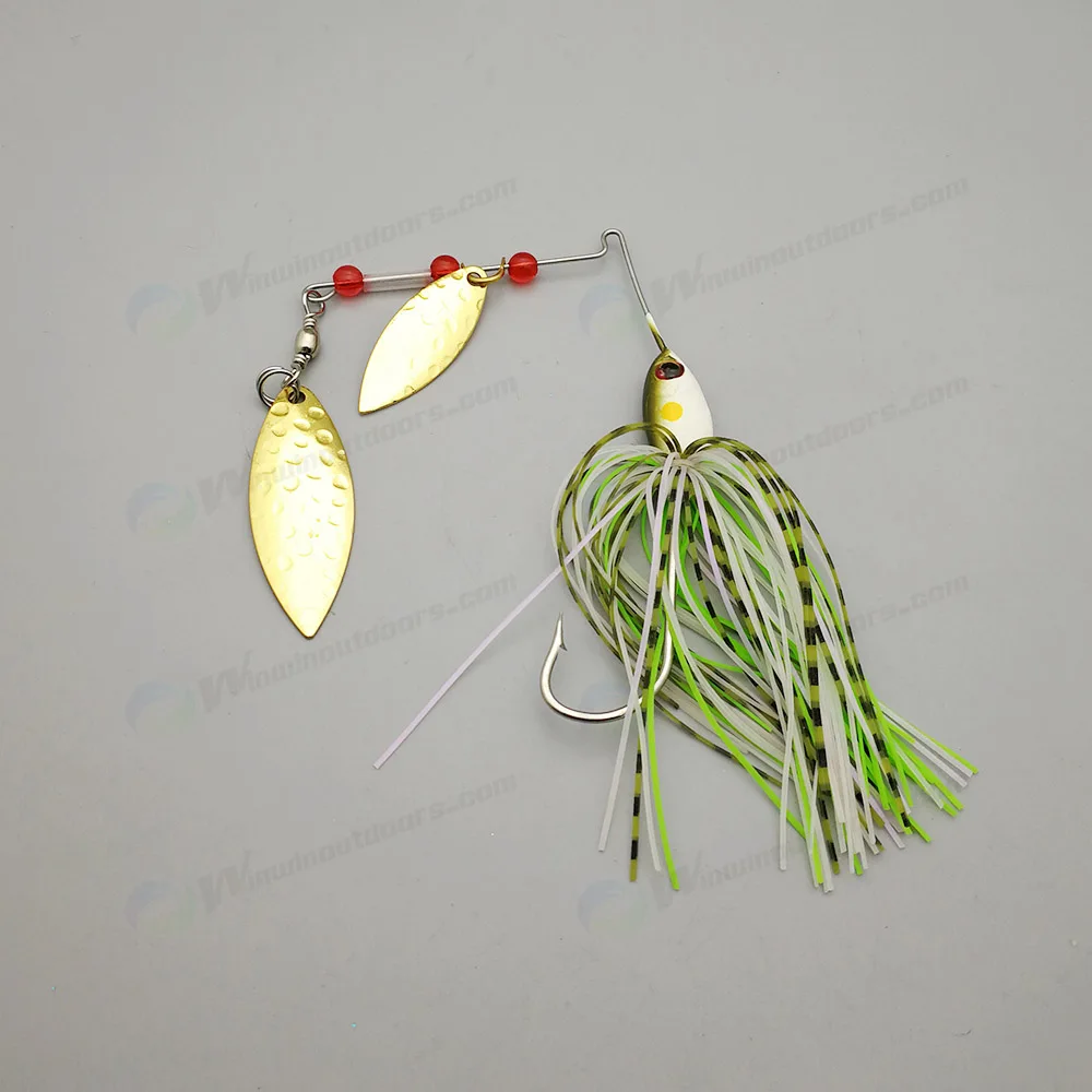 2 Blades Fishing Spoon,Spinner Bait For Fishing Buy Spinner Bait,Bass