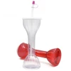 Hot sale factory direct price water bottle bpa free plastic long neck yard cup with straw