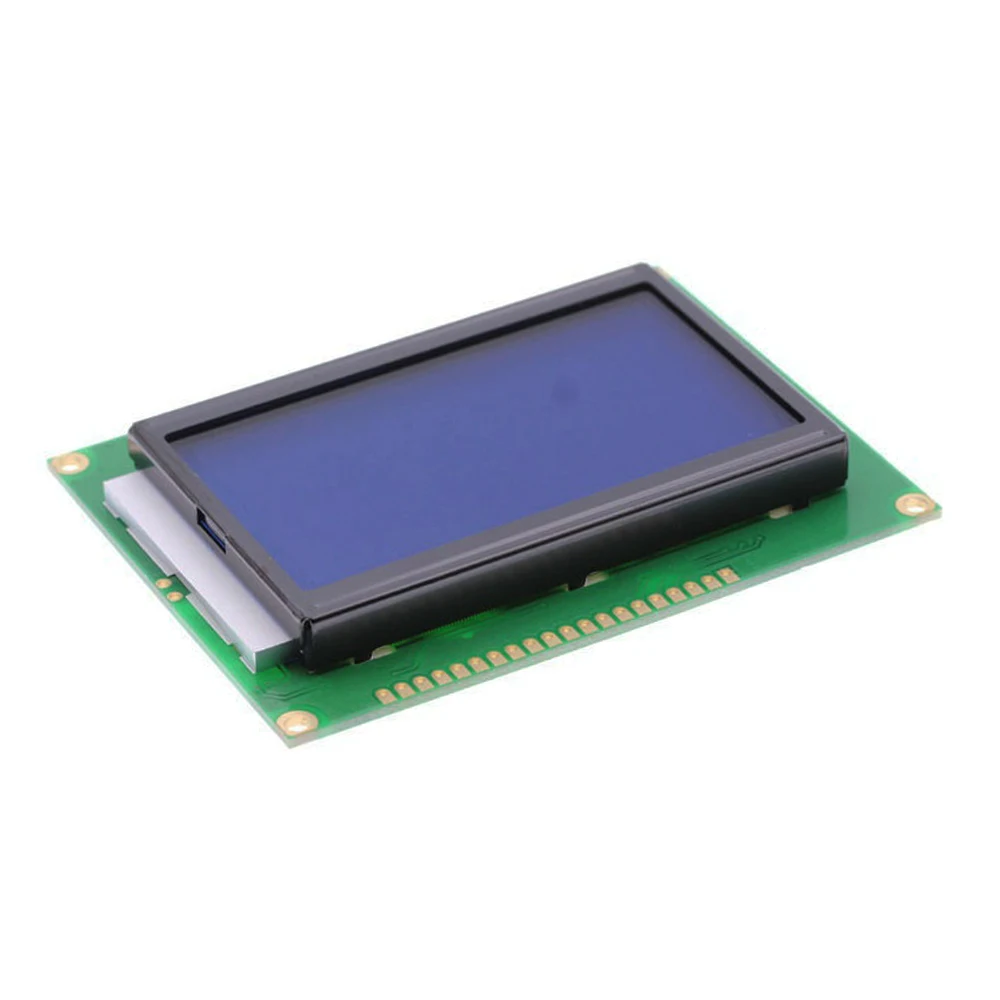 ST7920 5V 12864 128x64 Dots Graphic LCD Yellow green Backlight for EasyPIC5