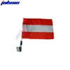 Customized printing quality polyester fancy led pole car flag