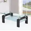 Hot Sale 2016 Latest Popular Tempered Glass Coffee Table A-037P
